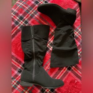NWT! Style & Co. Kelimae Black Suede Boots